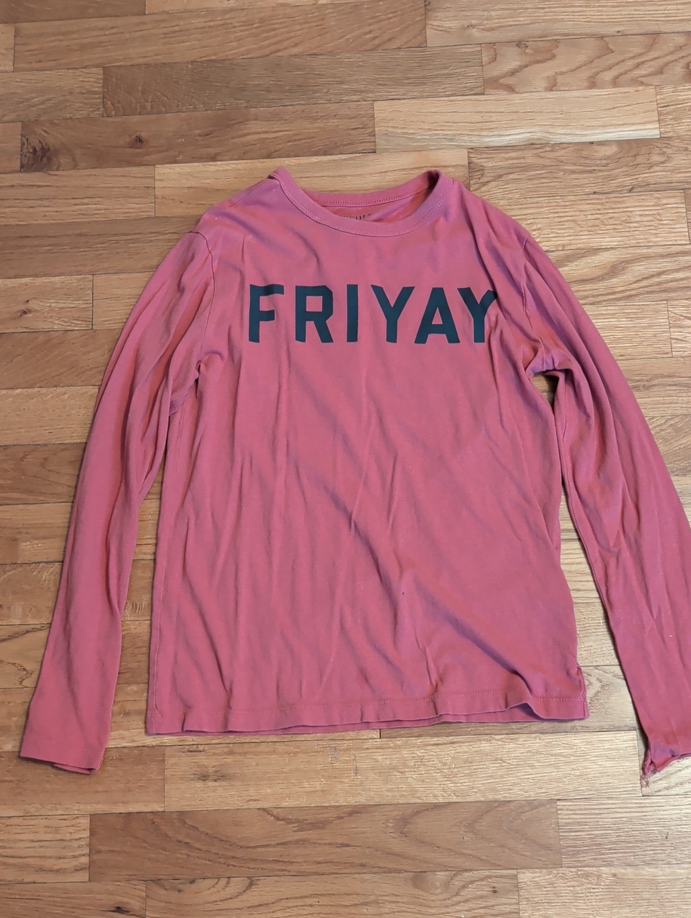 Crewcuts FRIYAY Pink Long-Sleeve Boys Shirt